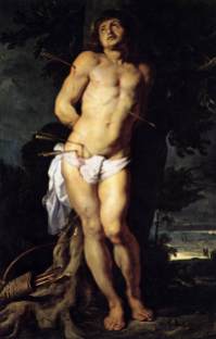 St Sebastian by Rubens